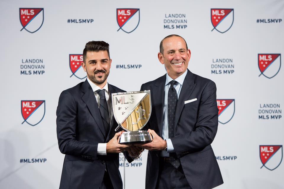 David Villa named 2016 MLS MVP VOS USA